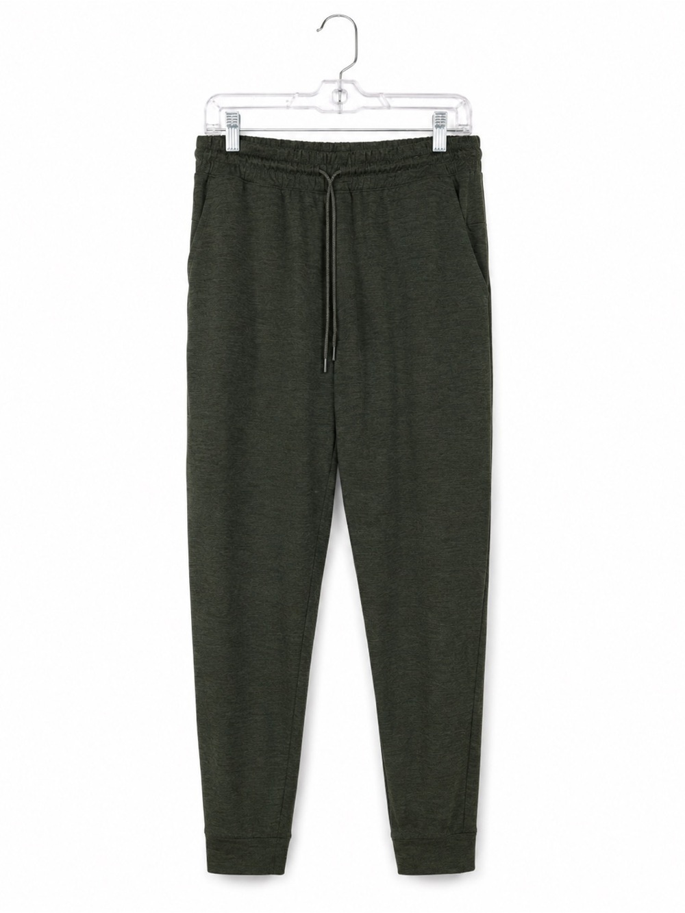 Uniqlo Pants Womens Large Joggers Olive Buttery Lounge Athleisure Casual Comfy